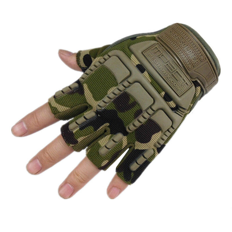機車與戰術的交融 沙色半指手套，打造軍迷專屬騎行裝備